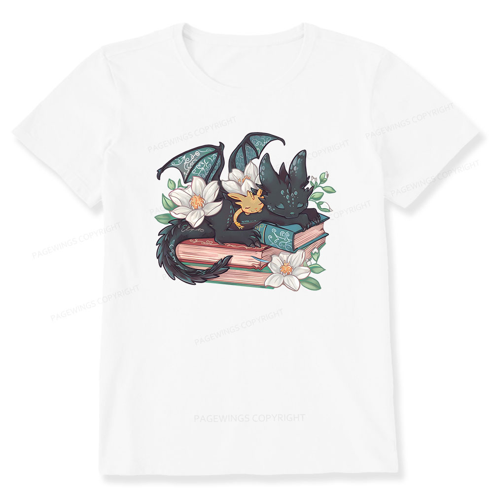 Pagewings Fantasy Book Dragon Unisex Classic T-shirt