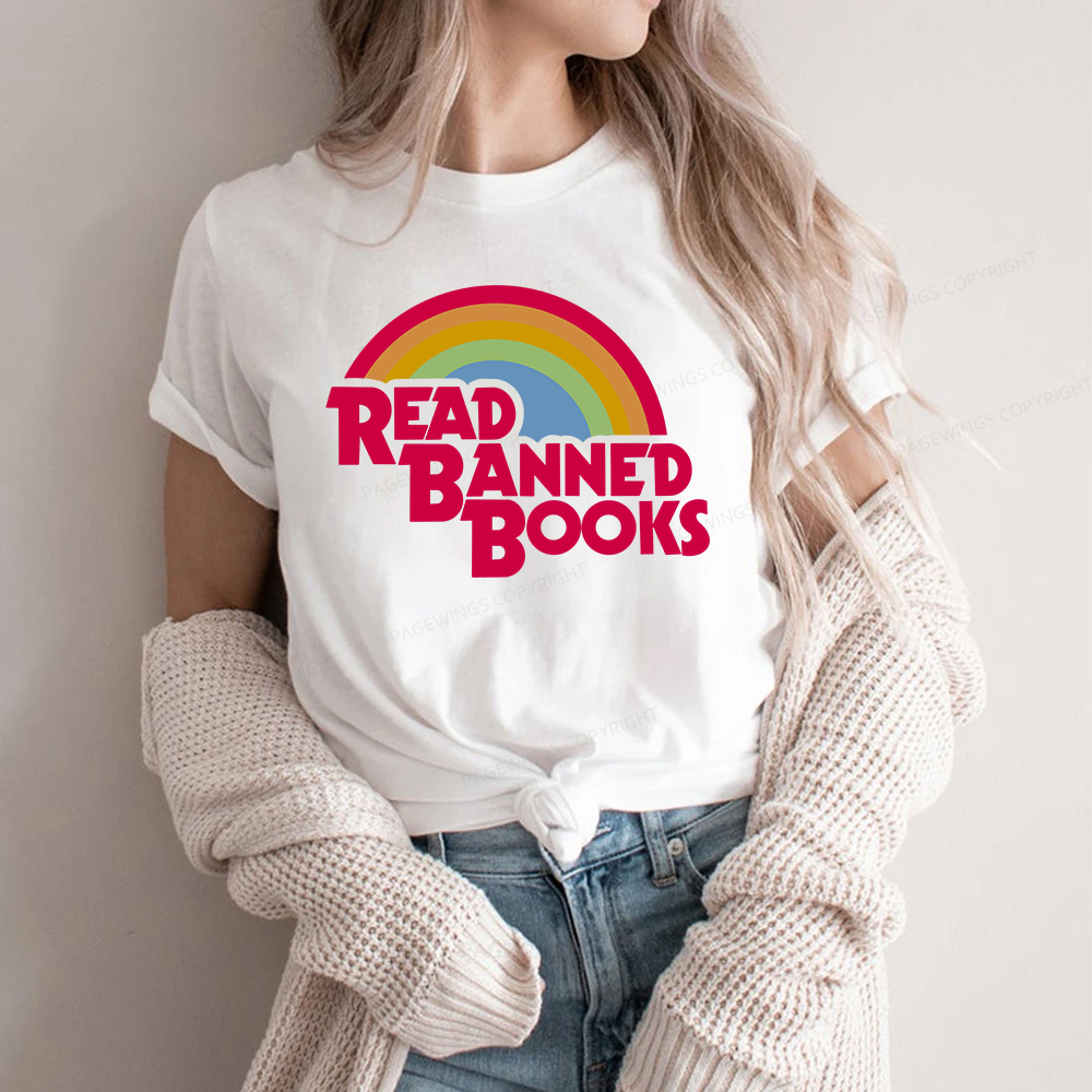Pagewings Read Banned Books Unisex Classic T-shirt