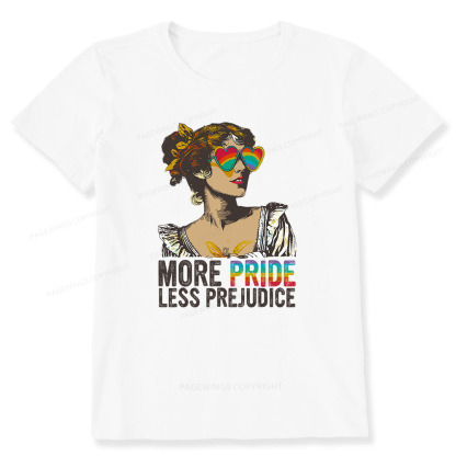 Pagewings More Pride Less Prejudice Unisex Classic T-shirt