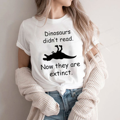 Pagewings Dinosaurs Didn't Read Unisex Classic T-shirt