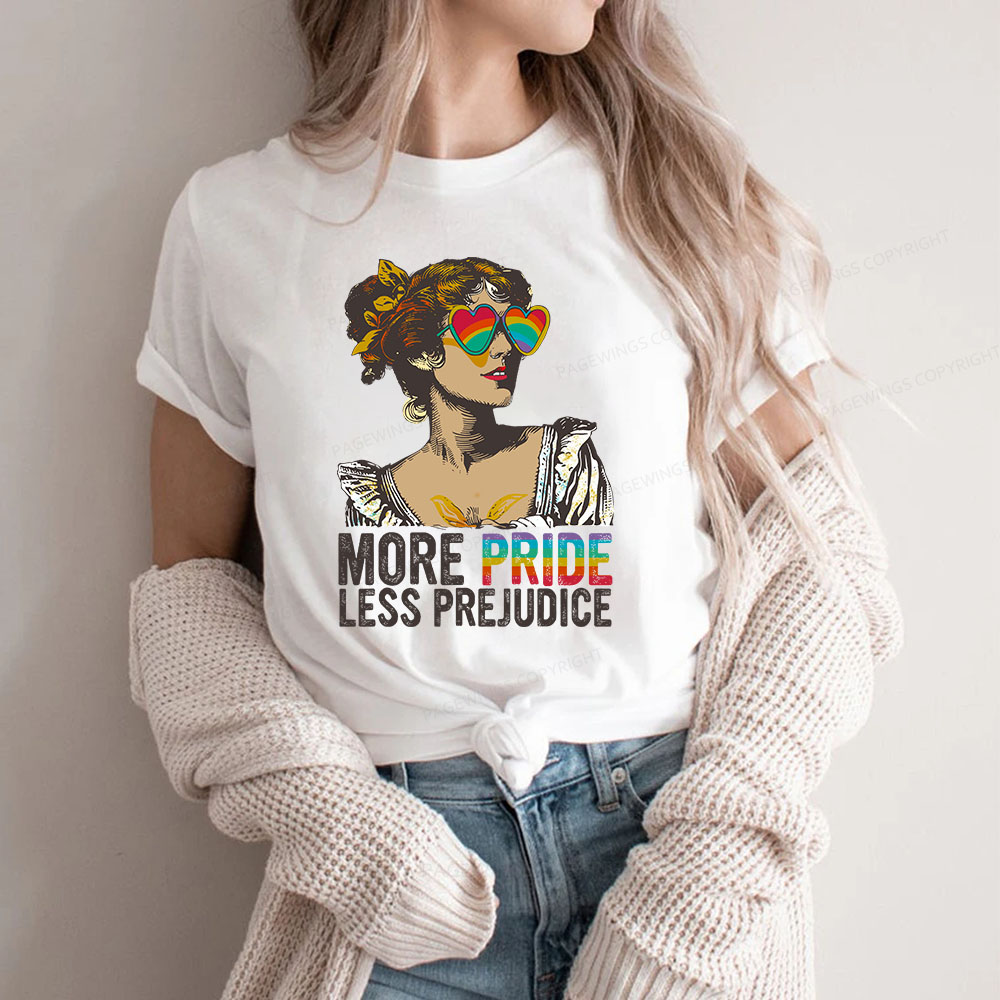 Pagewings More Pride Less Prejudice Unisex Classic T-shirt