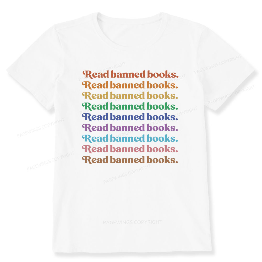 Pagewings Read Banned Books Unisex Classic T-shirt