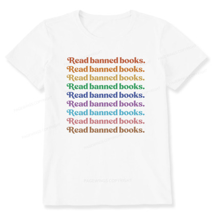 Pagewings Read Banned Books Unisex Classic T-shirt