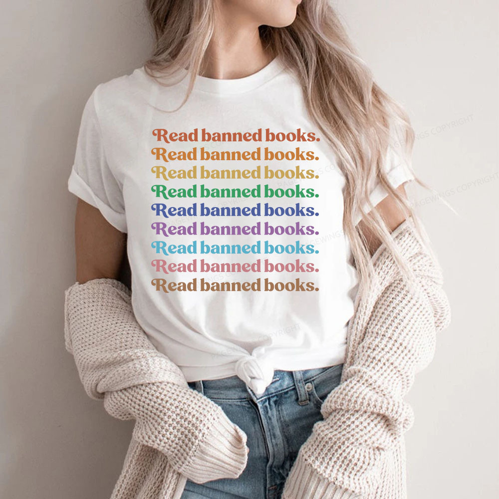 Pagewings Read Banned Books Unisex Classic T-shirt