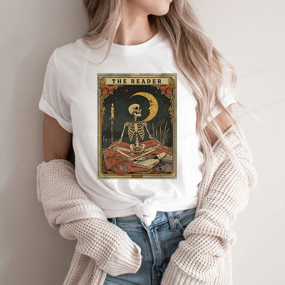 Pagewings The Reader Tarot Card Unisex Classic T-shirt
