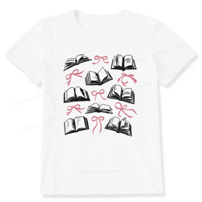 Pagewings Books And Rbbons Unisex Classic T-shirt