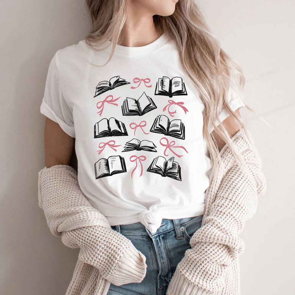 Pagewings Books And Rbbons Unisex Classic T-shirt