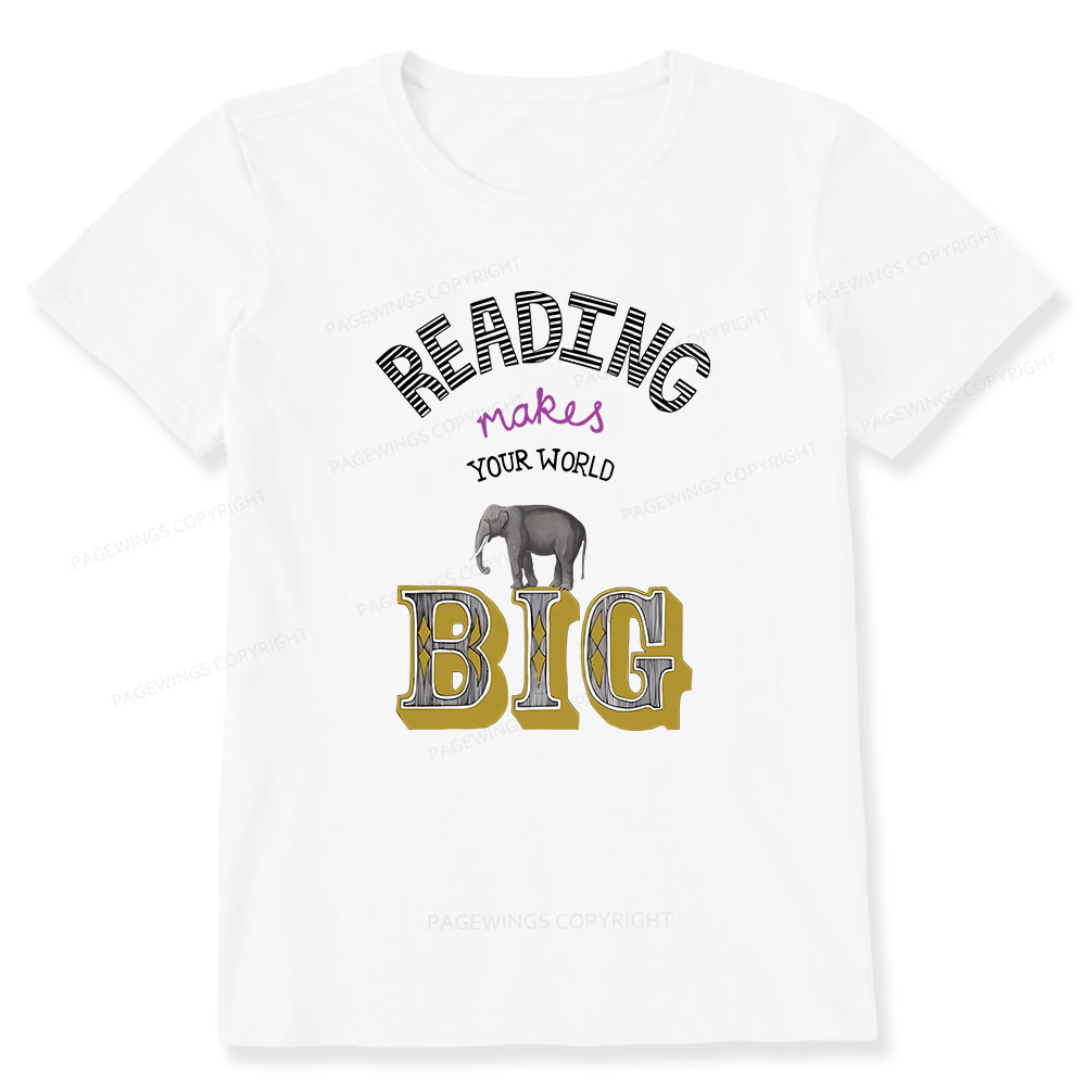 Pagewings Read Makes Your World Big Unisex Classic T-shirt