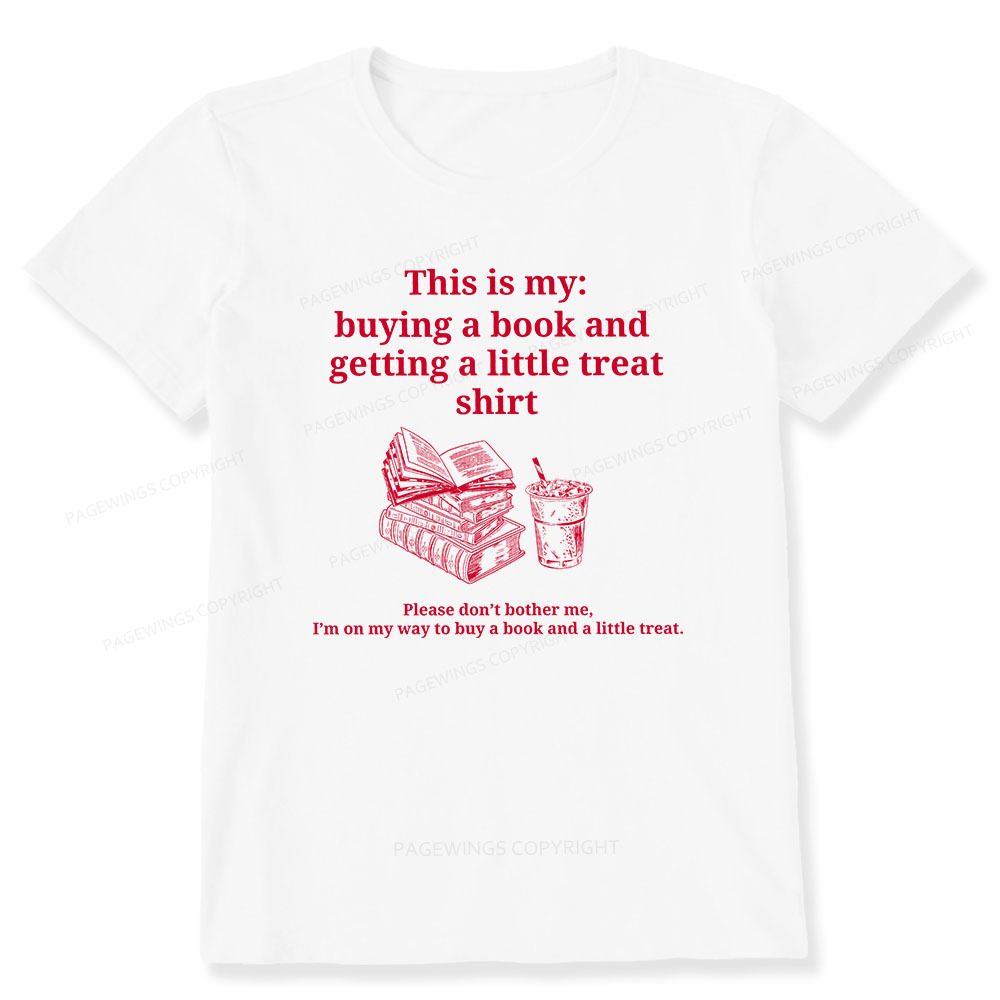 Pagewings Buying A Book And Getting A Little Treat Unisex Classic T-shirt