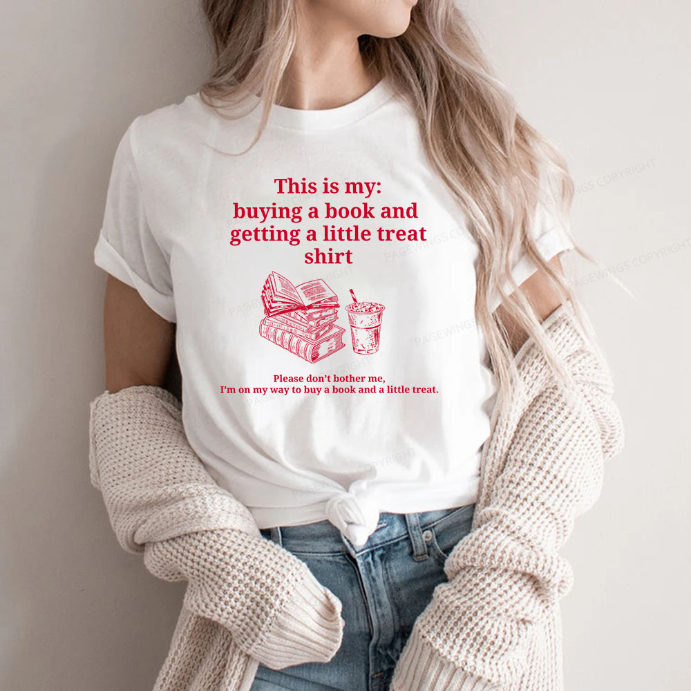 Pagewings Buying A Book And Getting A Little Treat Unisex Classic T-shirt