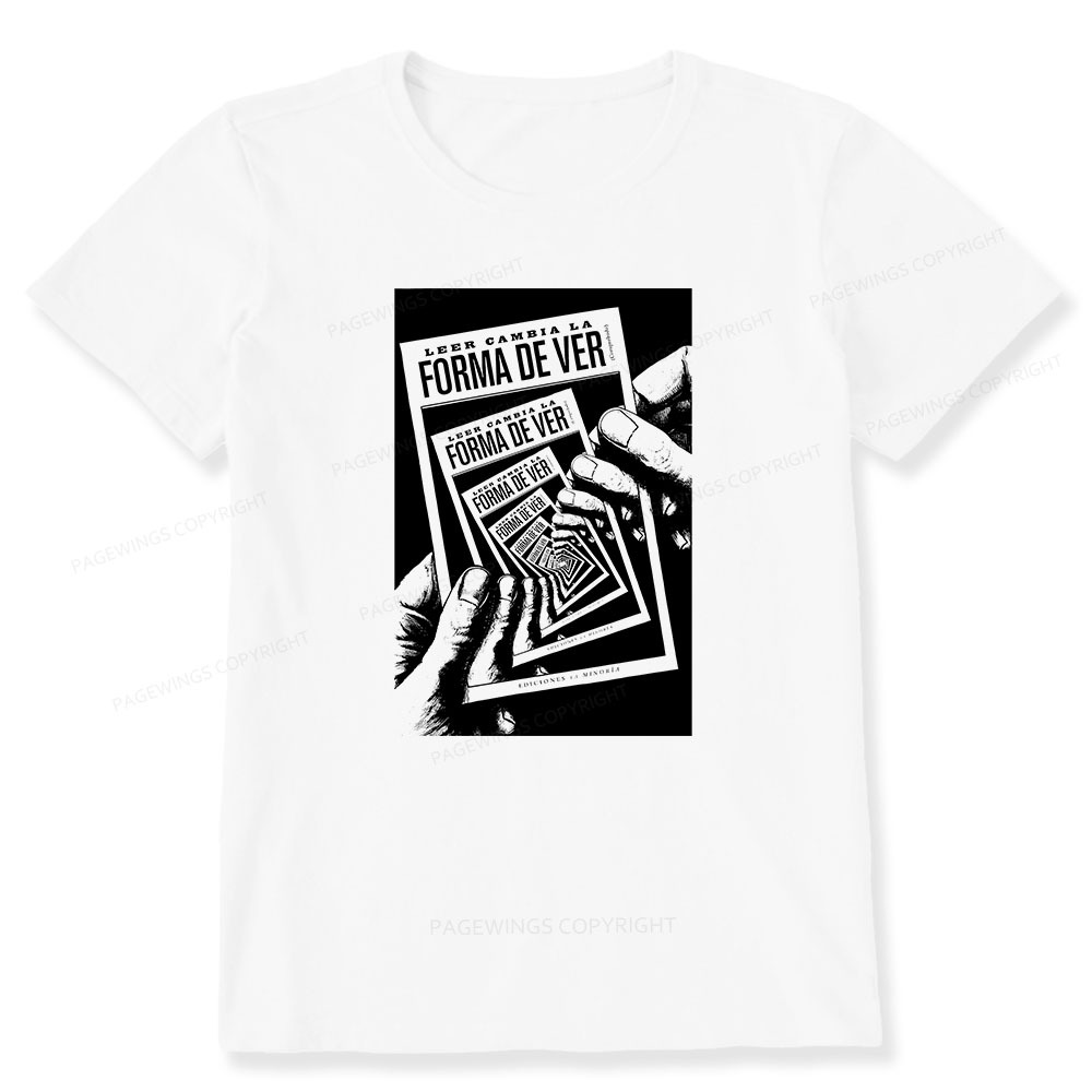 Pagewings Leer Cambia La Forma De Ver Unisex Classic T-shirt
