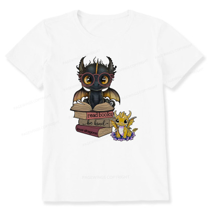 Pagewings Cute Tairn And Andarna Fourth Wing Unisex Classic T-shirt