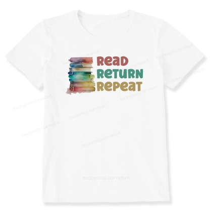 Pagewings Read Return Repeat Unisex Classic T-shirt