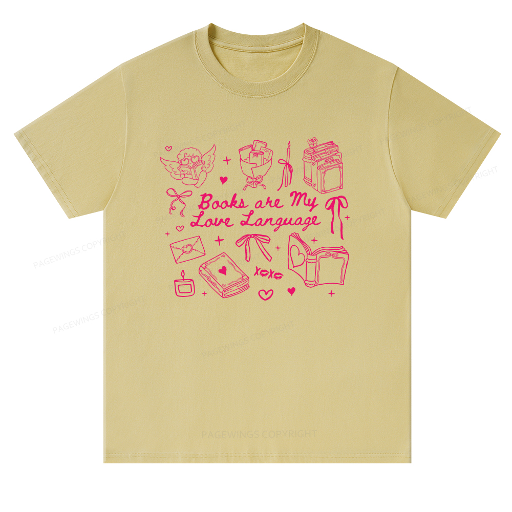 Pagewings Books Are My Love Language Unisex Classic T-shirt