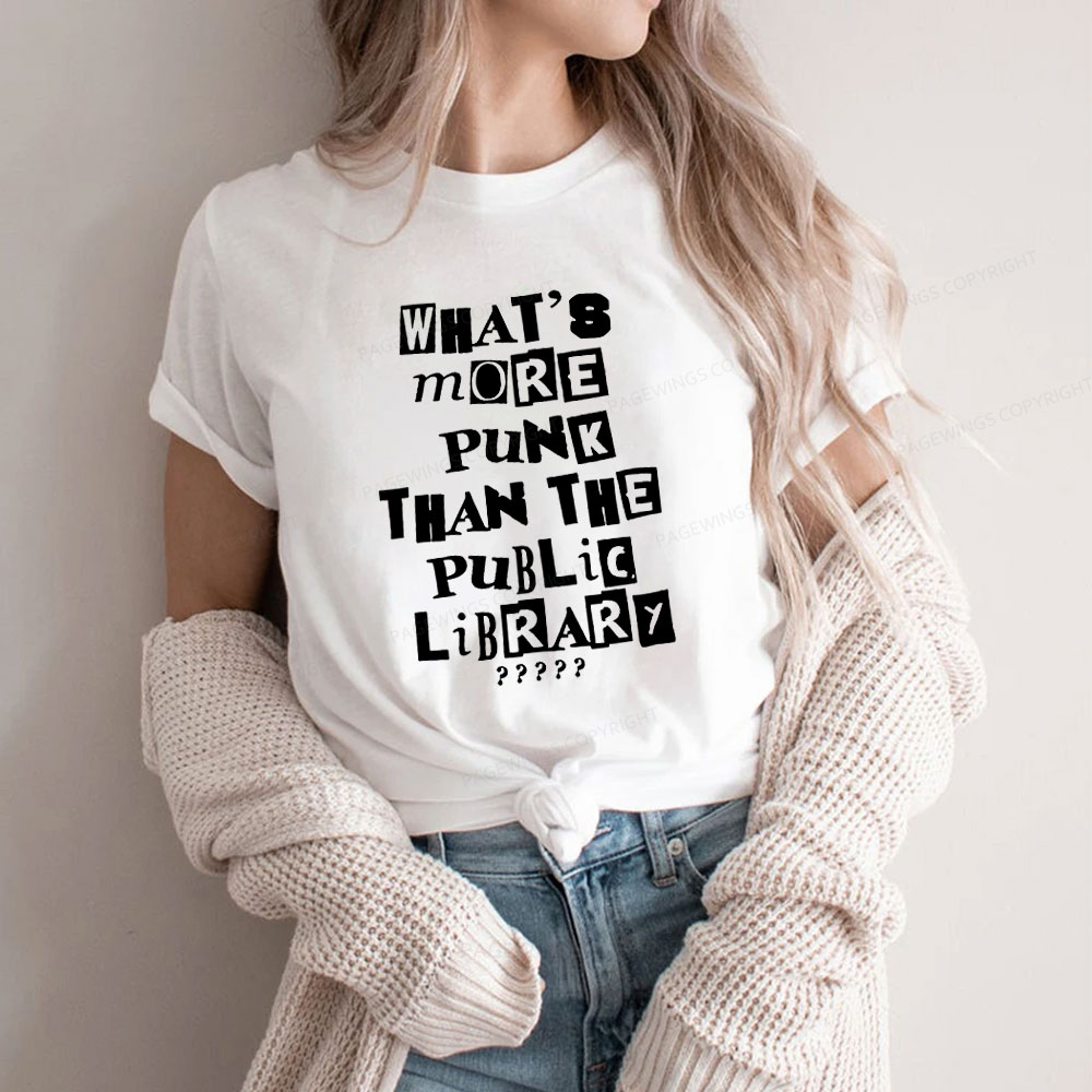 Pagewing What’s More Punk Than The Library Unisex Classic T-shirt