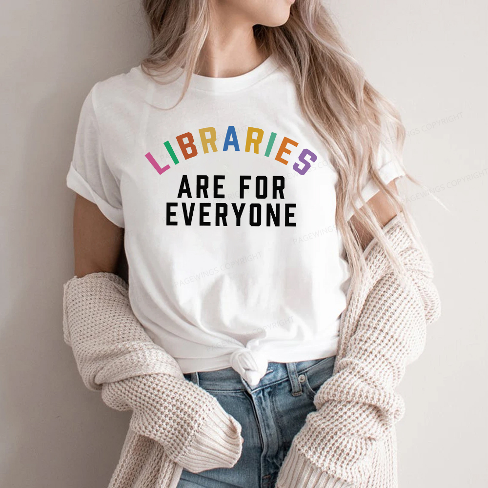 Pagewings Libraries Are For Everyone Unisex Classic T-shirt