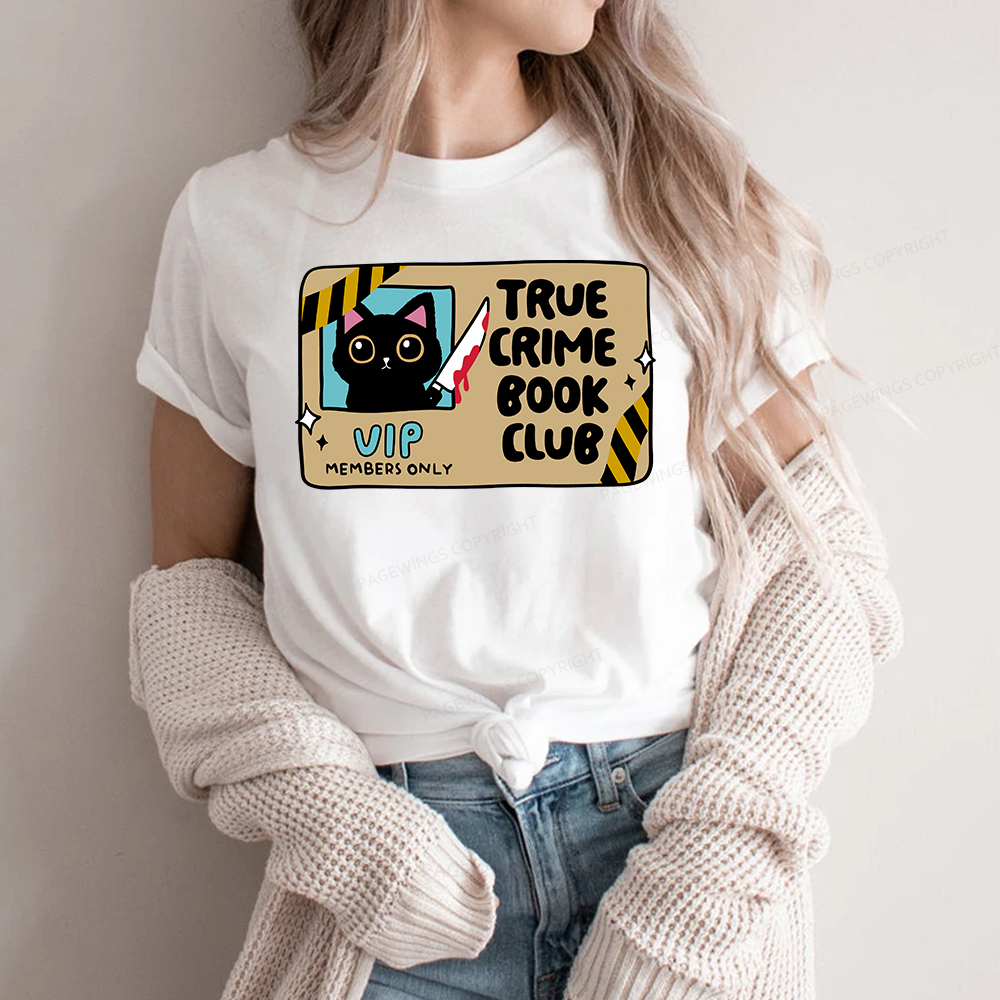 Pagewings True Crime Book Club Unisex Classic T-shirt