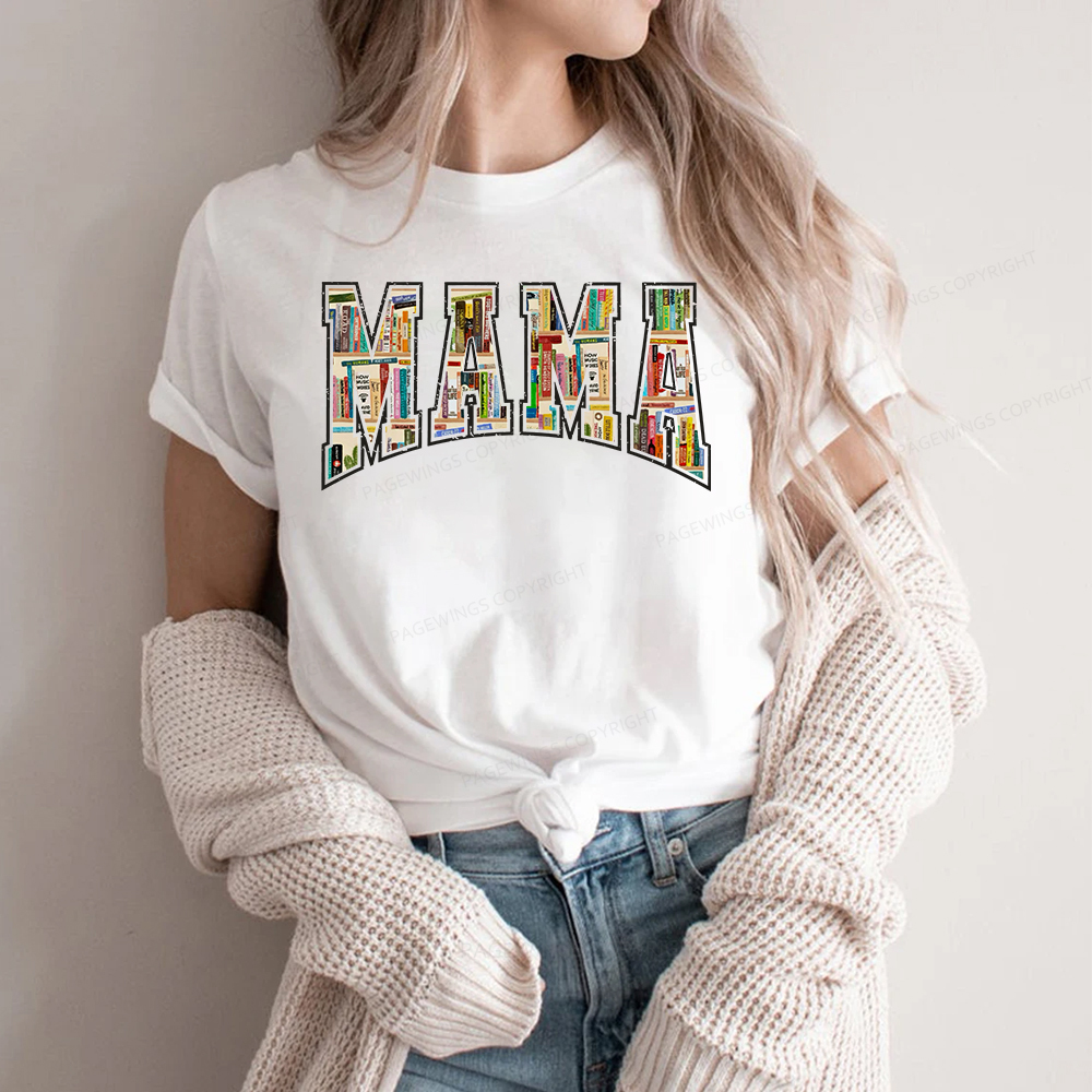Pagewings About MAMA's Bookshelf Unisex Classic T-shirt