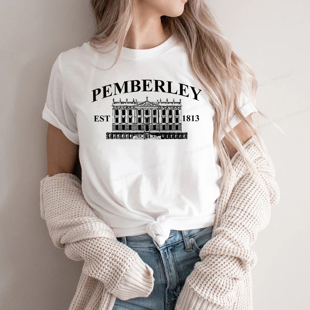 Pagewings Pemberley Unisex EST 1813 Unisex Classic T-shirt