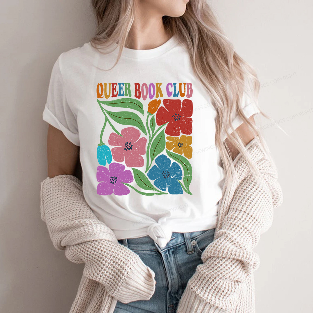 Pagewings Queer Book Club Unisex Classic T-shirt