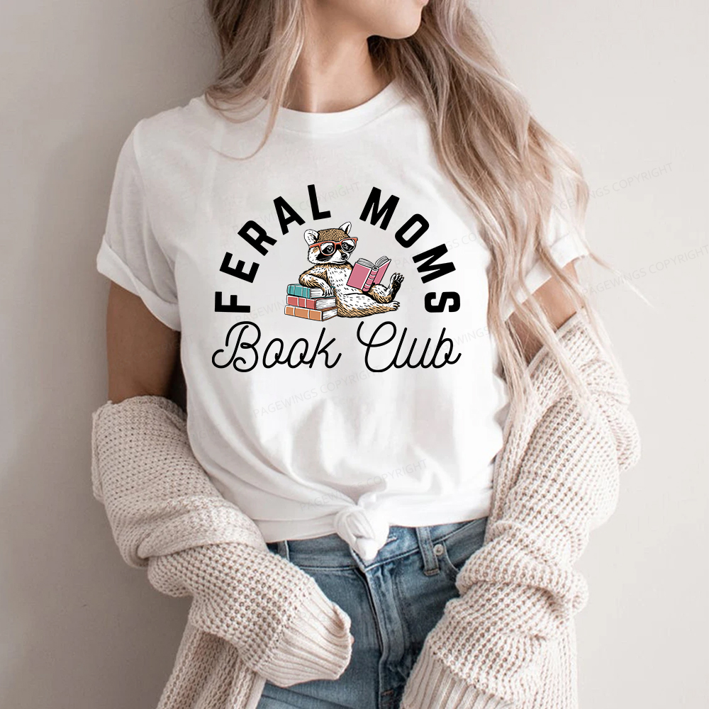 Pagewings Feral Moms Book Club Unisex Classic T-shirt