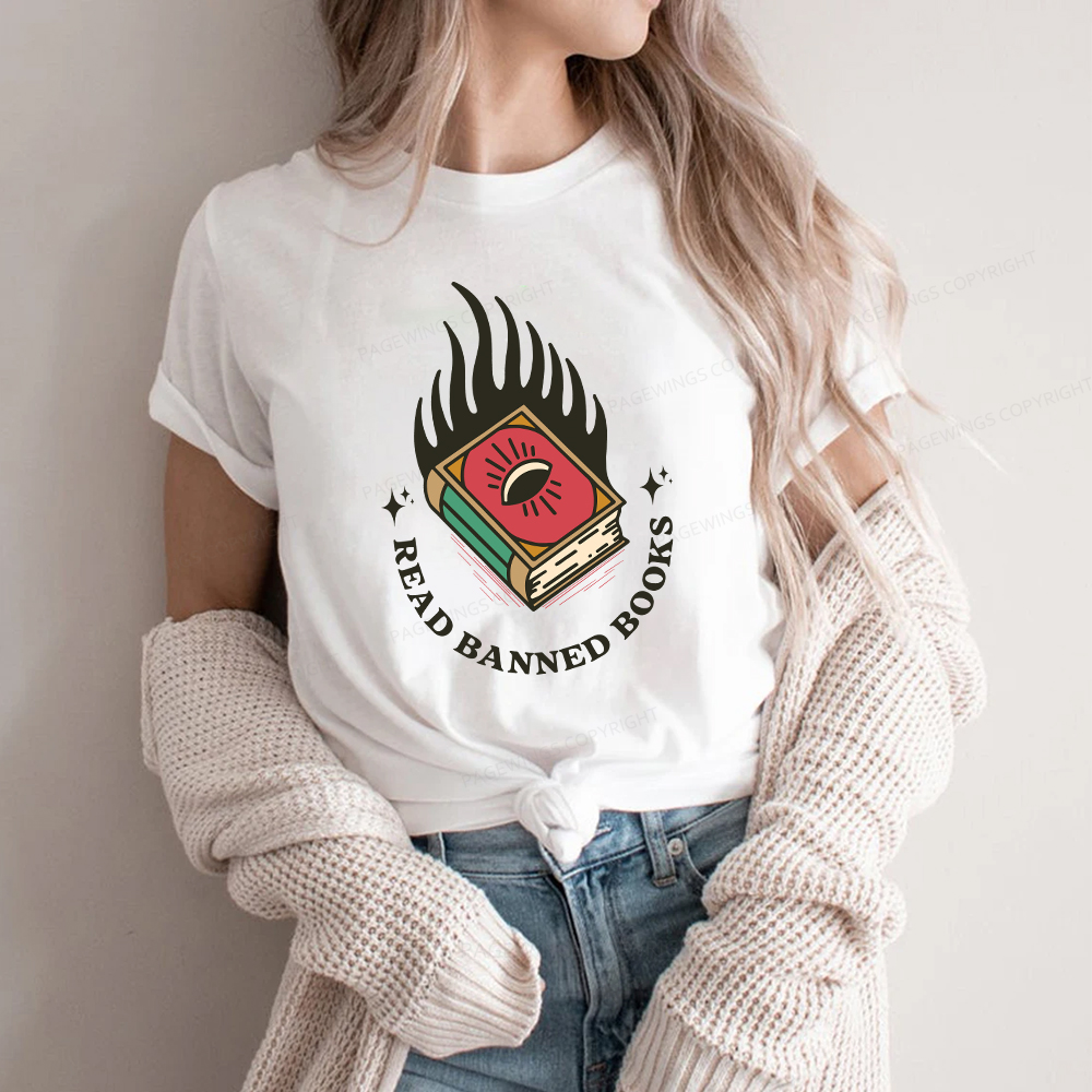 Pagewings Read Banned Books Unisex Classic T-shirt