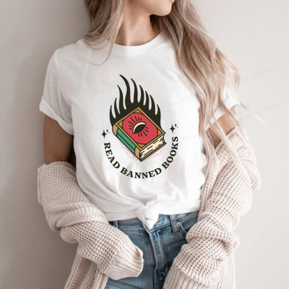 Pagewings Read Banned Books Unisex Classic T-shirt