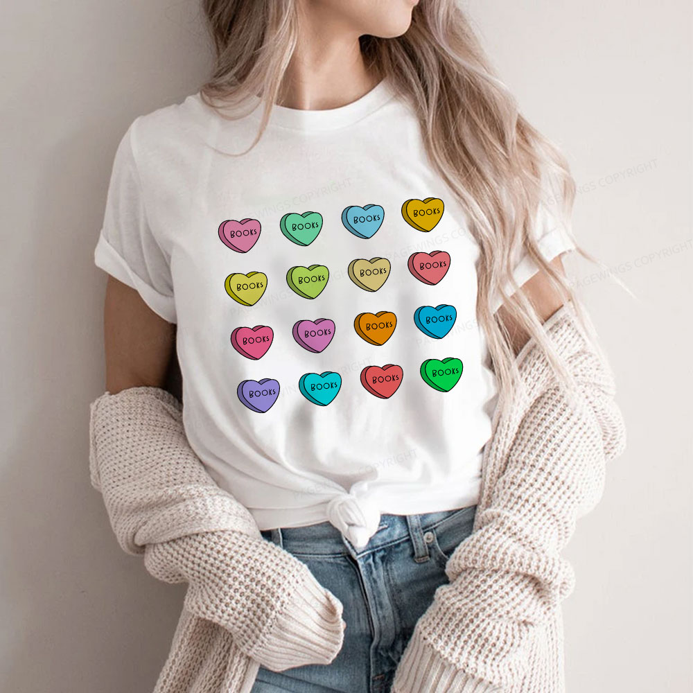 Pagewings Valentine's Day Librarian Unisex Classic T-shirt