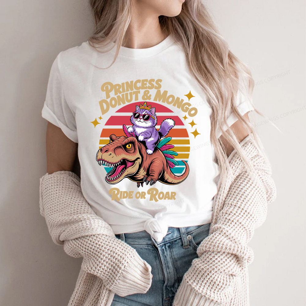 Pagewings Princess Donut & Mongo Unisex Classic T-shirt