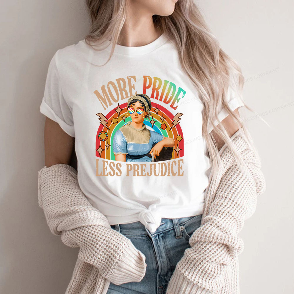 Pagewings More Pride Less Prejudice Unisex Classic T-shirt