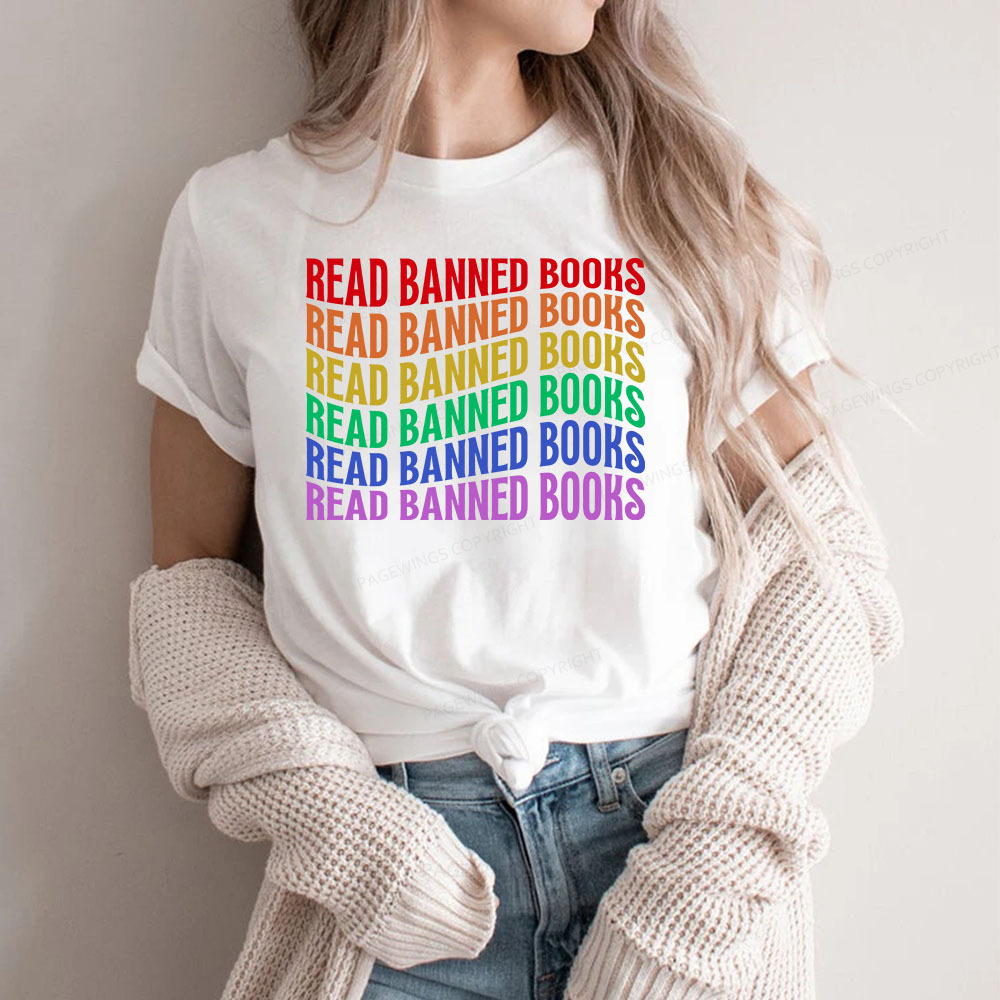 Pagewings Read Banned Books Unisex Classic T-shirt