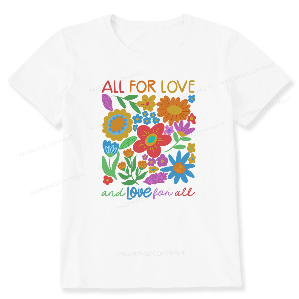 Pagewings All For Love Unisex Classic T-shirt