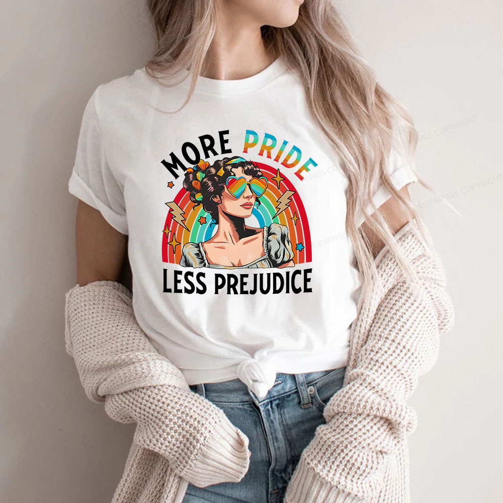 Pagewings More Pride Less Prejudice Unisex Classic T-shirt