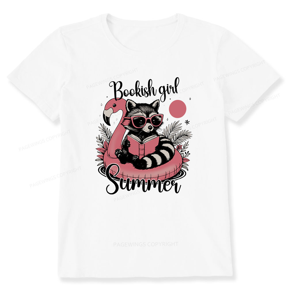 Pagewings Feral Bookish Girl Summer Unisex Classic T-shirt