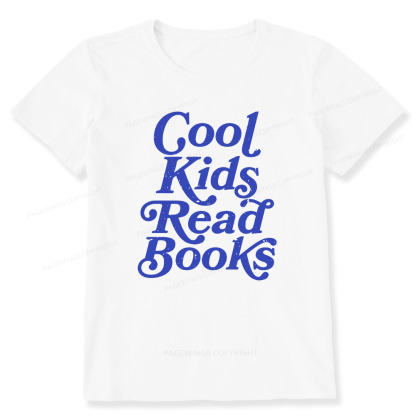 Pagewings Cool Kids Read Books Unisex Classic T-shirt