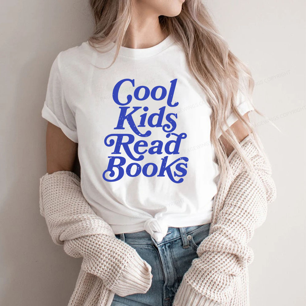 Pagewings Cool Kids Read Books Unisex Classic T-shirt