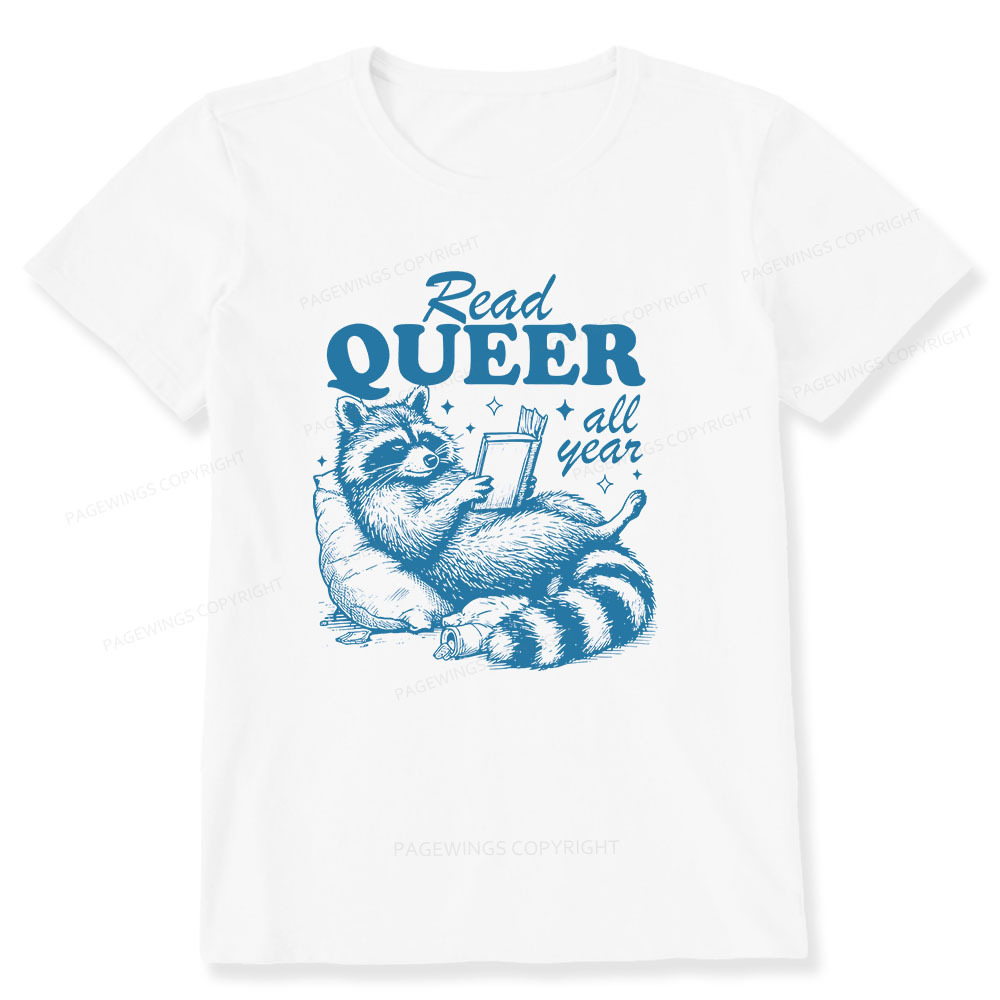 Pagewings Read Queer All Year Unisex Classic T-shirt
