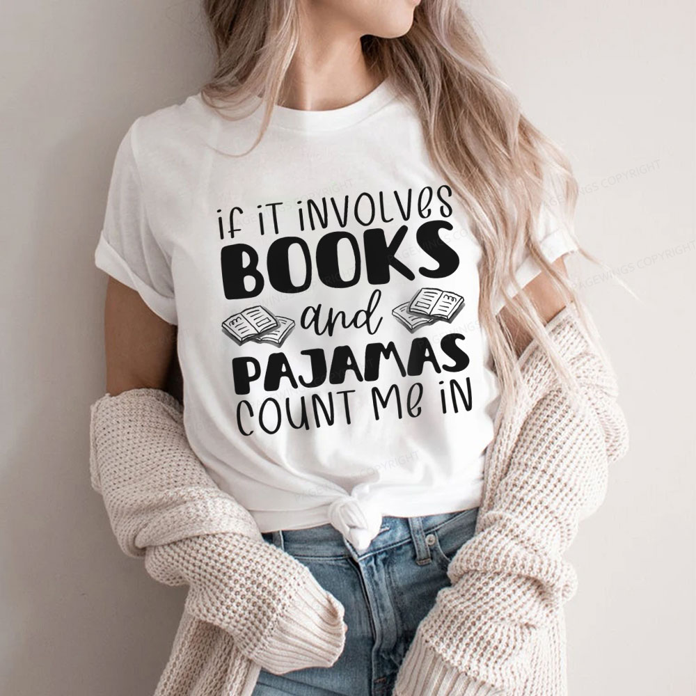 Pagewings Books And Pajamas Unisex Classic T-shirt