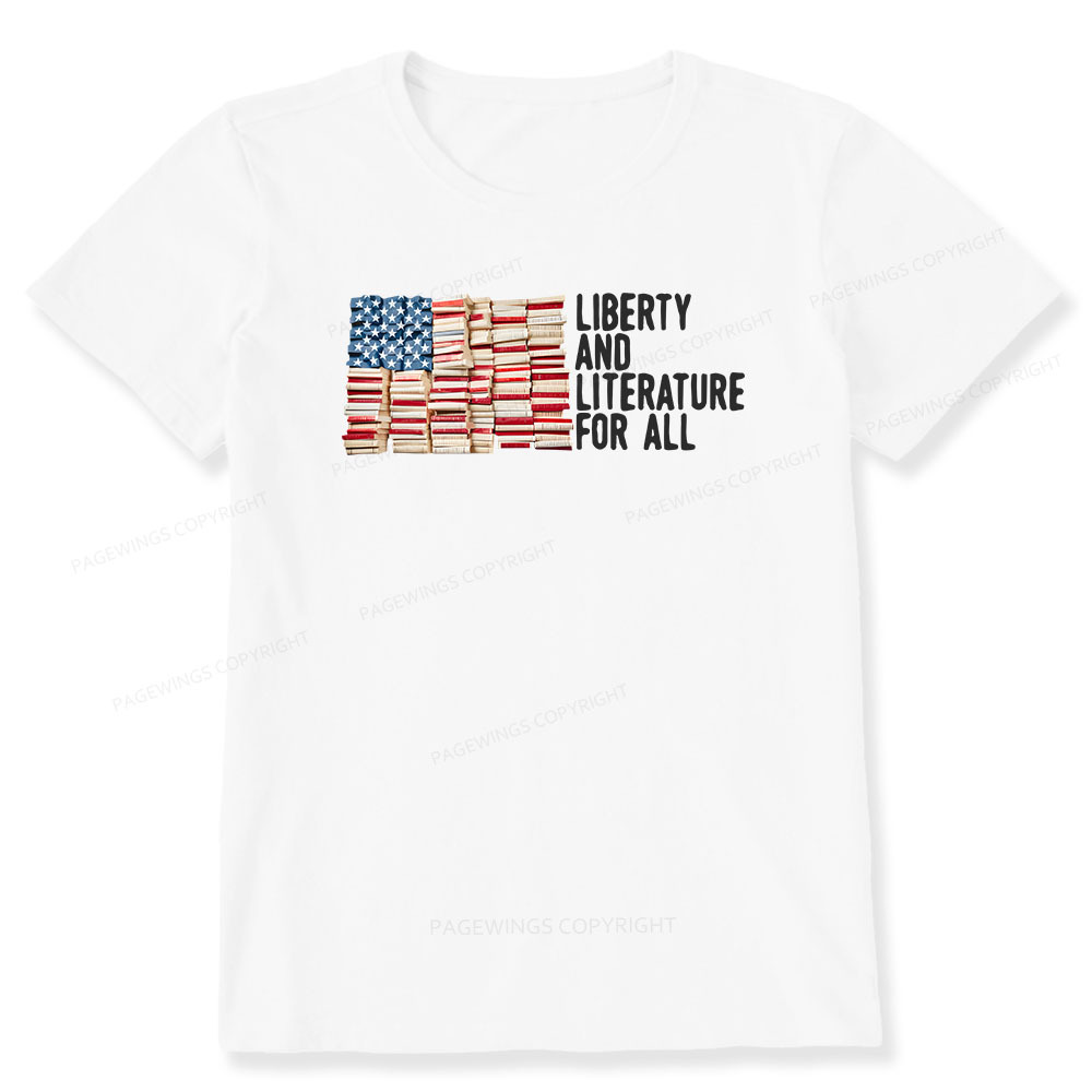 Pagewings Liberty And Literature For All Unisex Classic T-shirt