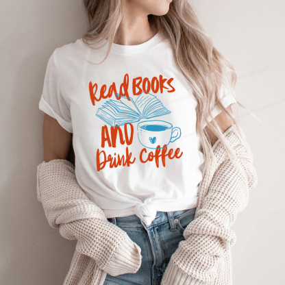 Pagewings Read Books And Drink Coffee Bookish Unisex Classic T-shirt