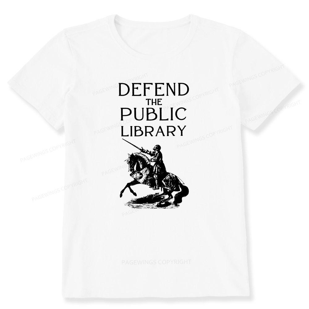 Pagewings Defend The Public Library Unisex Classic T-shirt