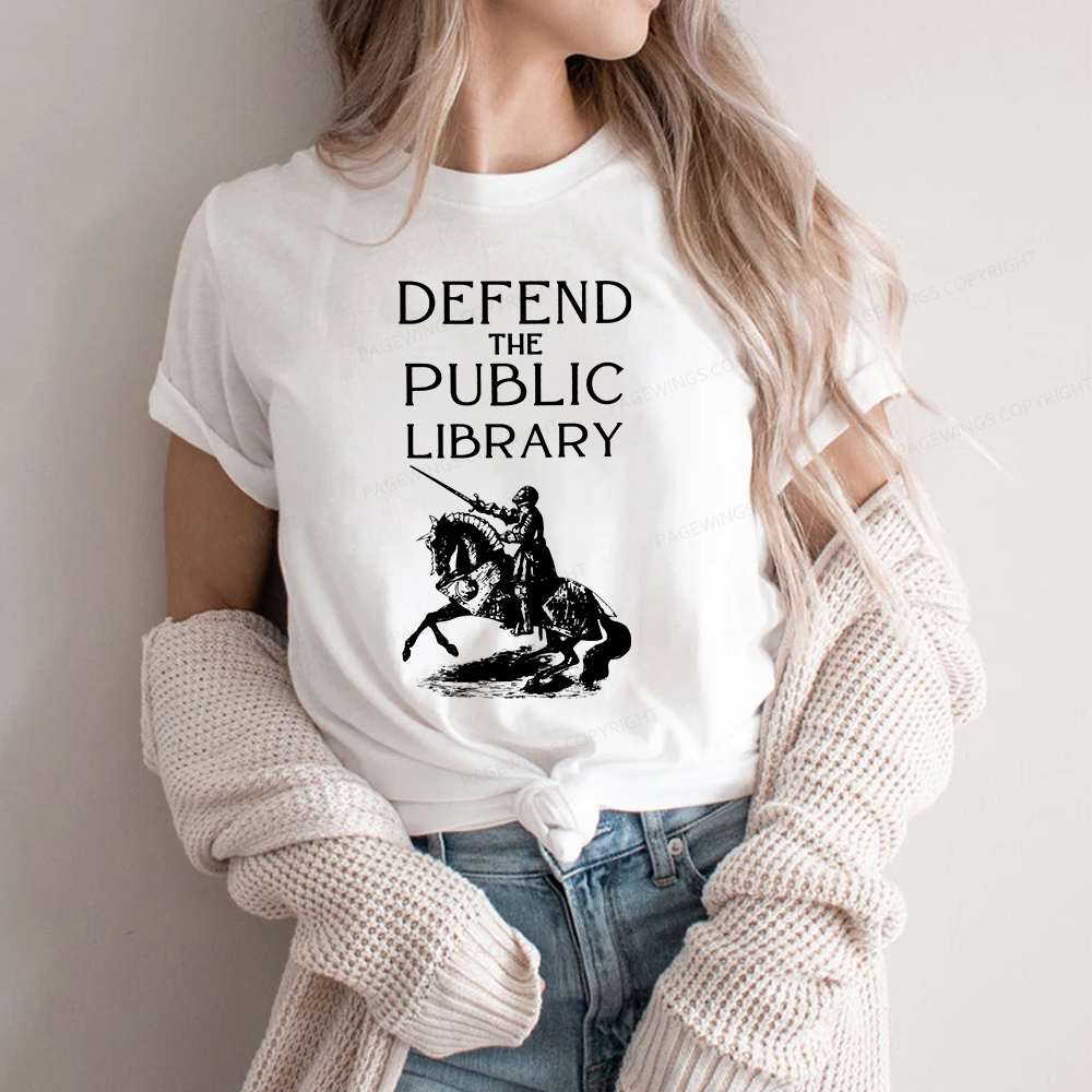 Pagewings Defend The Public Library Unisex Classic T-shirt