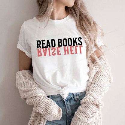 Pagewings Raise Hell Read Books  Unisex Classic T-shirt
