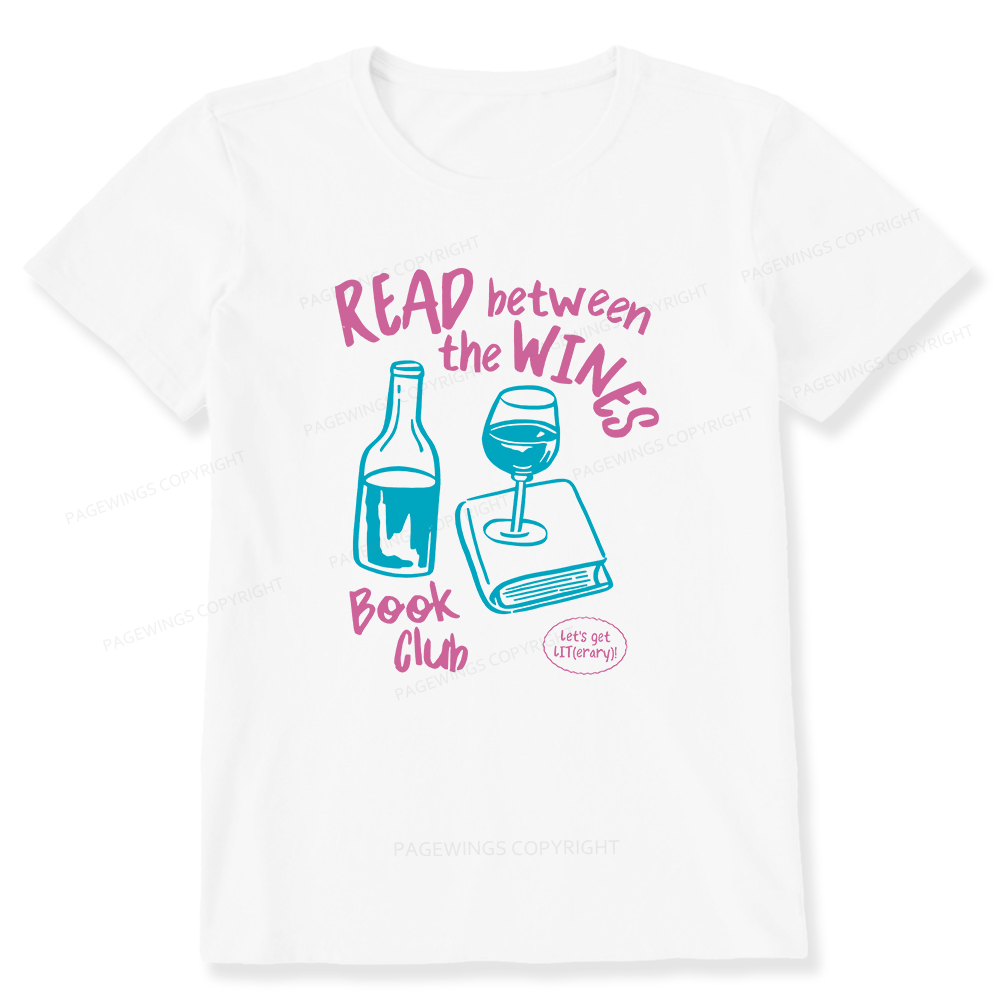 Pagewings Wine Lover Book Club Unisex Classic T-shirt