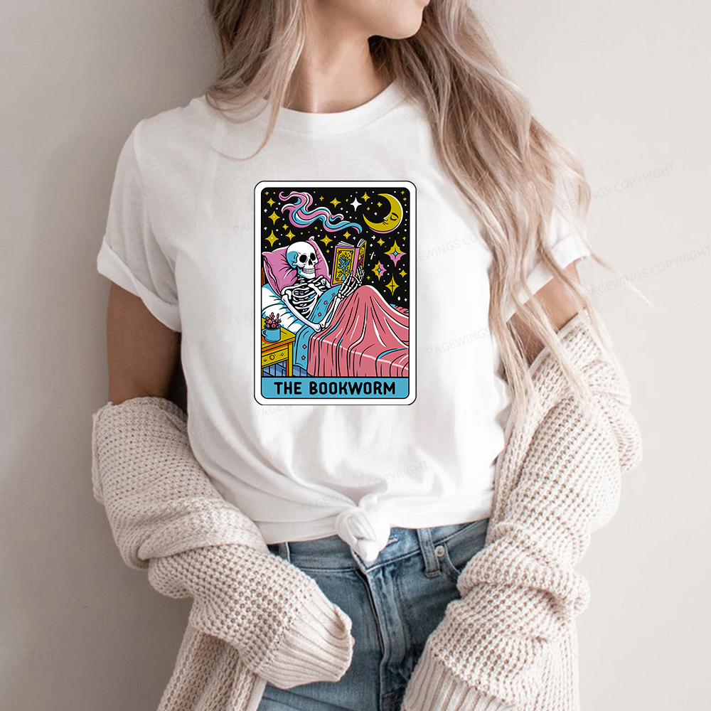 Pagewings The Bookworm Tarot Card Unisex Classic T-shirt