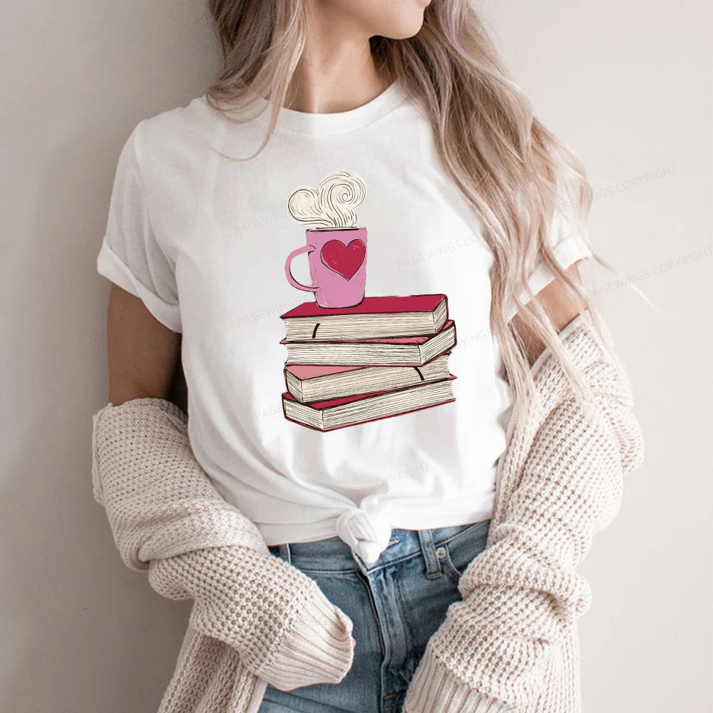 Pagewing Valentine's Day Gift for the Book Lover Unisex Classic T-shirt