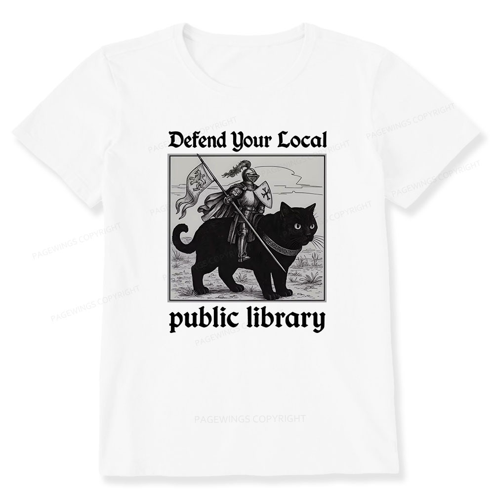 Pagewings Defend Your Local public library Unisex Classic T-shirt