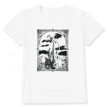 Pagewings Vintage Dragon Unisex Classic T-shirt