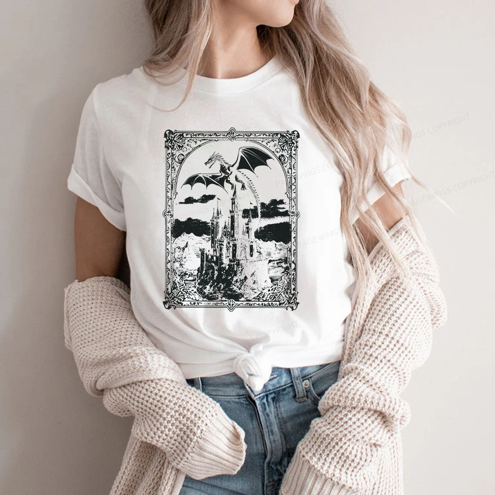 Pagewings Vintage Dragon Unisex Classic T-shirt