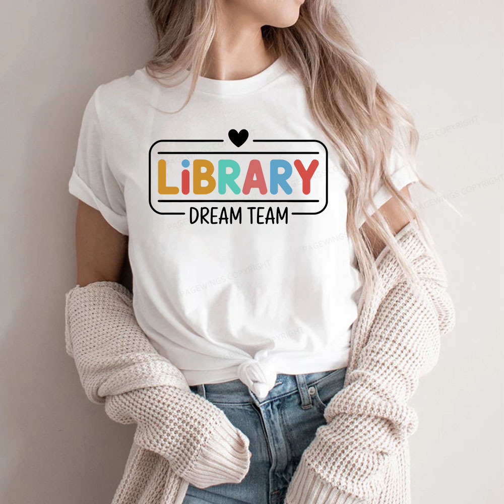 Pagewings Library Dream Team Unisex Classic T-shirt